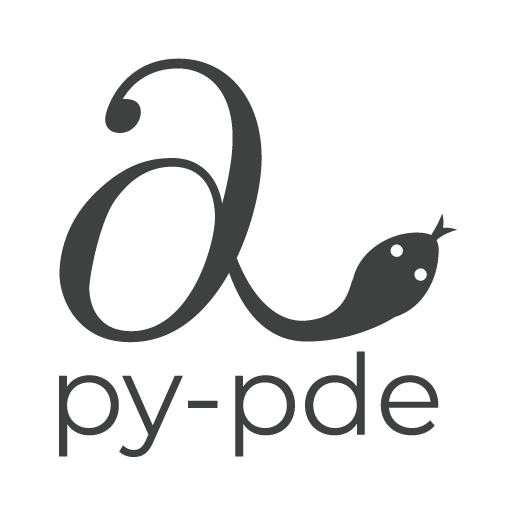 Logo of the py-pde package